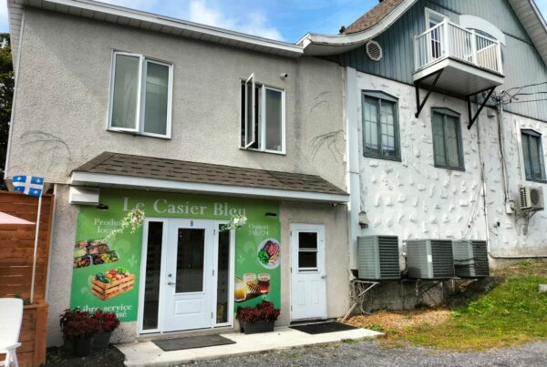 Photo of the Le Casier Bleu point of sale in Canada